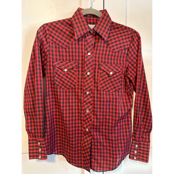 75. Vintage H Bar C western shirt; size Small - Picture 2 of 5